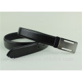 China factory desigener formal leather belt with plate buckle